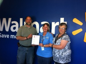 MSM Presents Appreciation Plaque